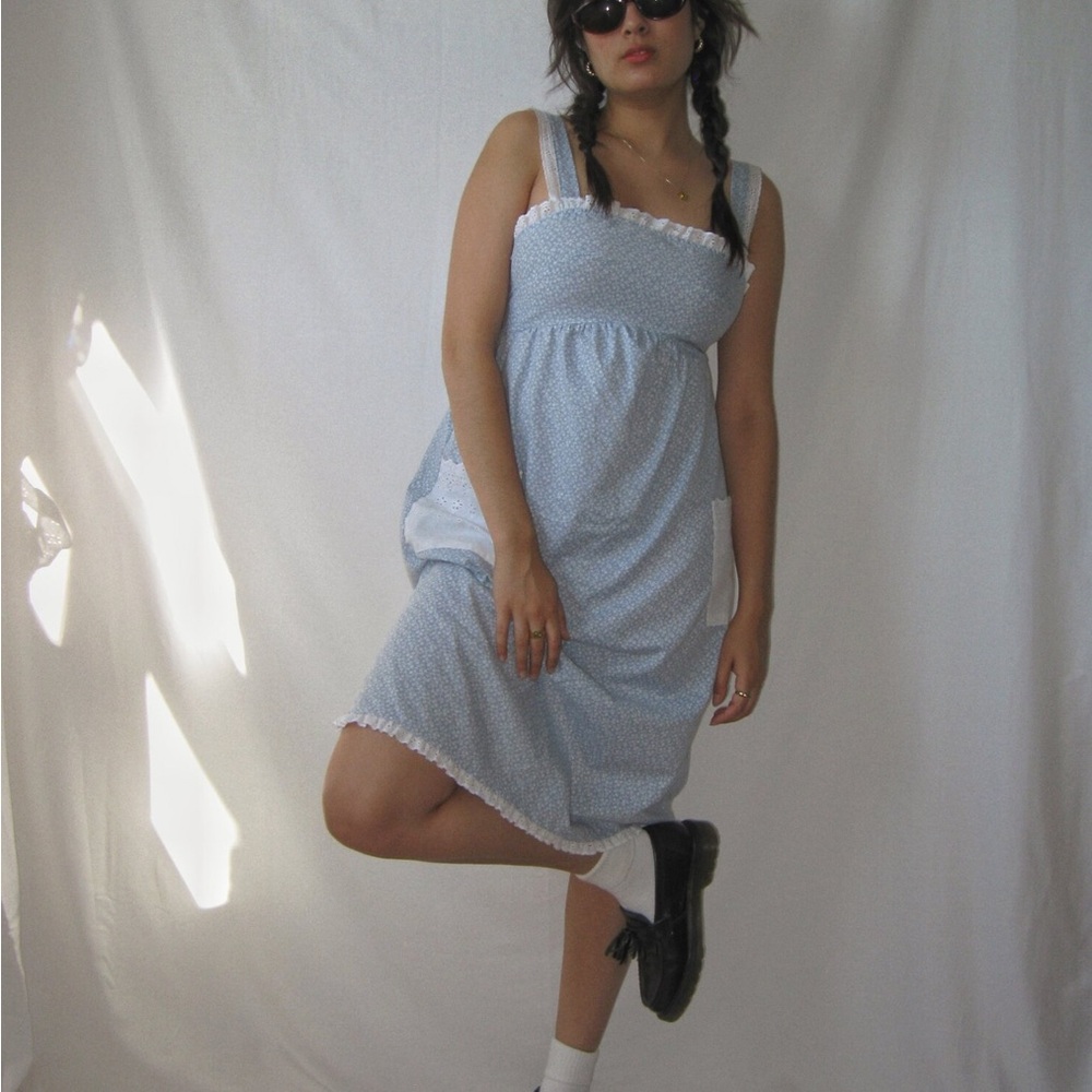 Floral ragdoll cotton dress
